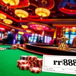 Explore rr88’s vibrant casino atmosphere, showcasing roulette excitement and engaging players at the tables.